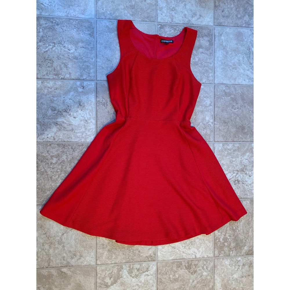 Red Express dress! Worn twice!